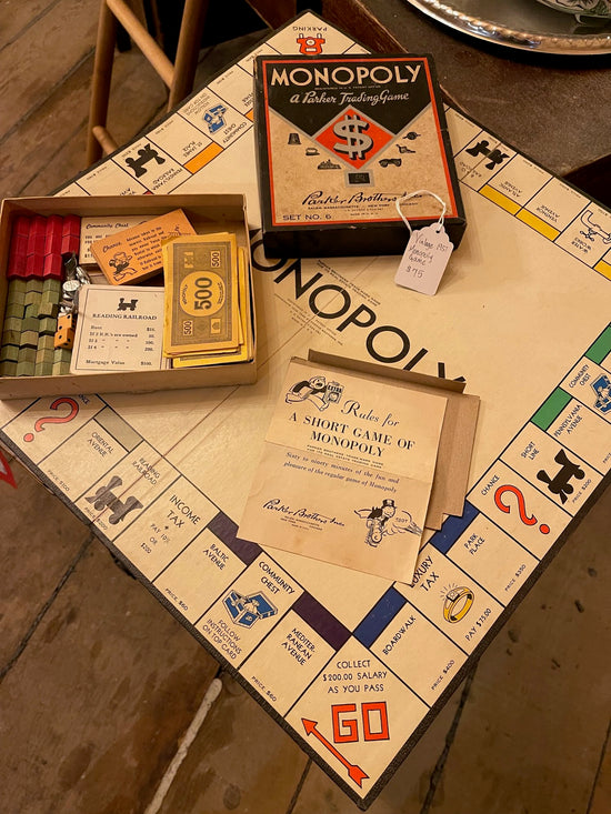 Vintage 1951 Monopoly Game