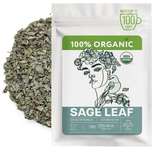 Organic Sage Leaf Tea (4 oz)
