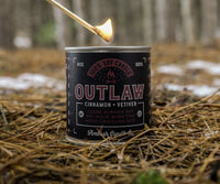 Outlaw Candle - A Manly Candle with scents of green leaves, berries, & cedar wood!