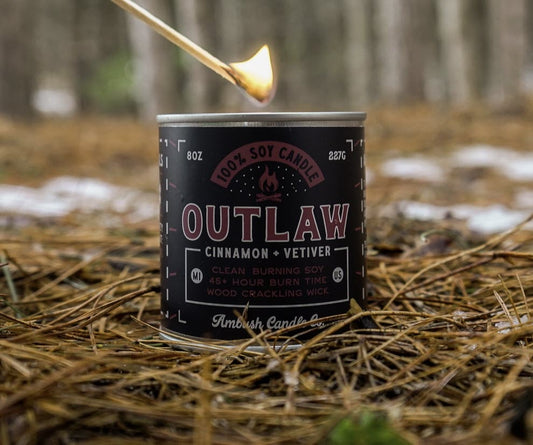 Outlaw Candles! Vetiver (8oz)