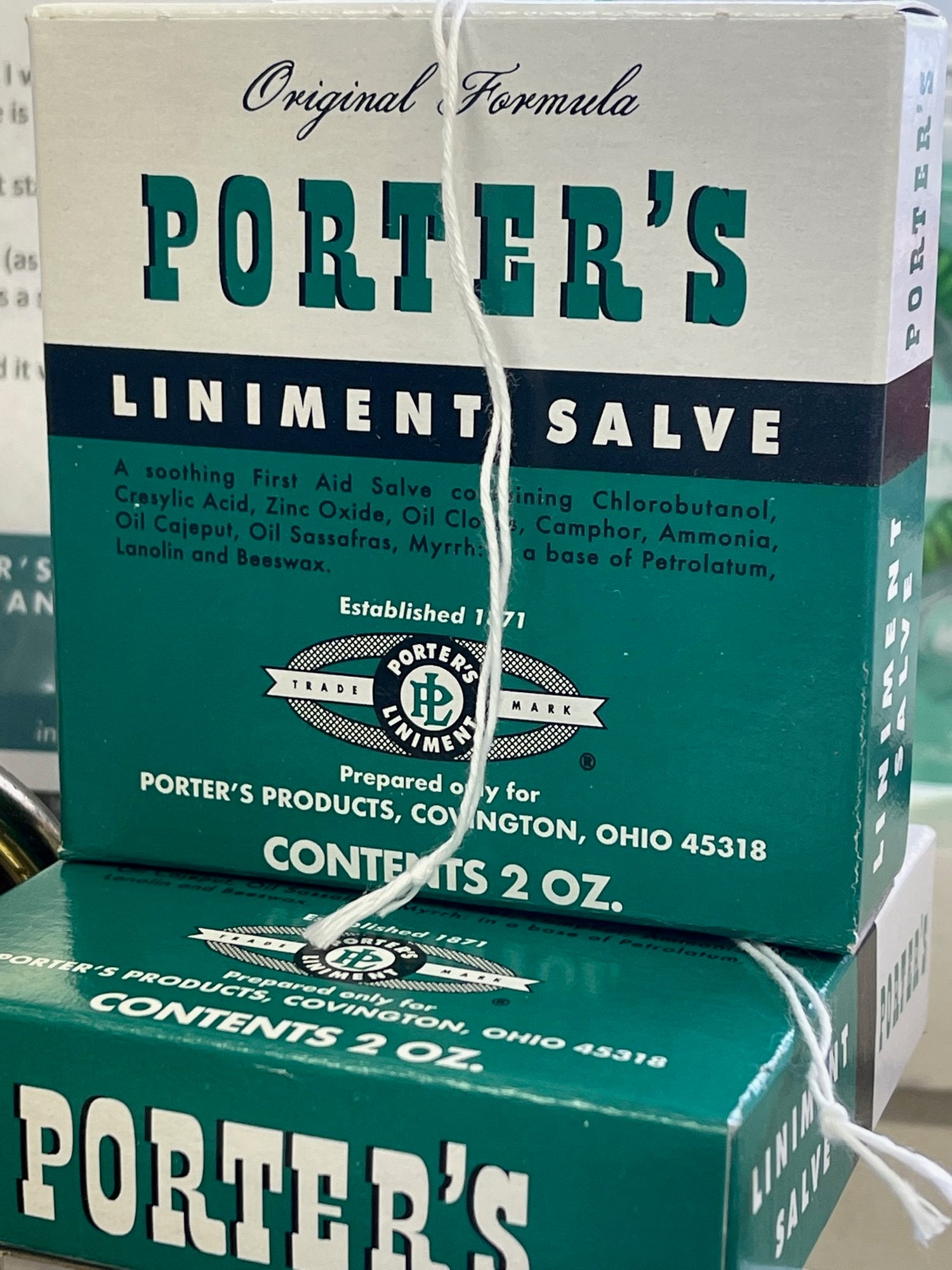 Porter's Liniment Salve - Original Formula