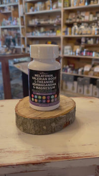 Melatonin, Valerian Root L-Theanine Ashwagandha Supplement