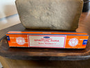 Rustic Wooden Incense Burner & Nag Champa