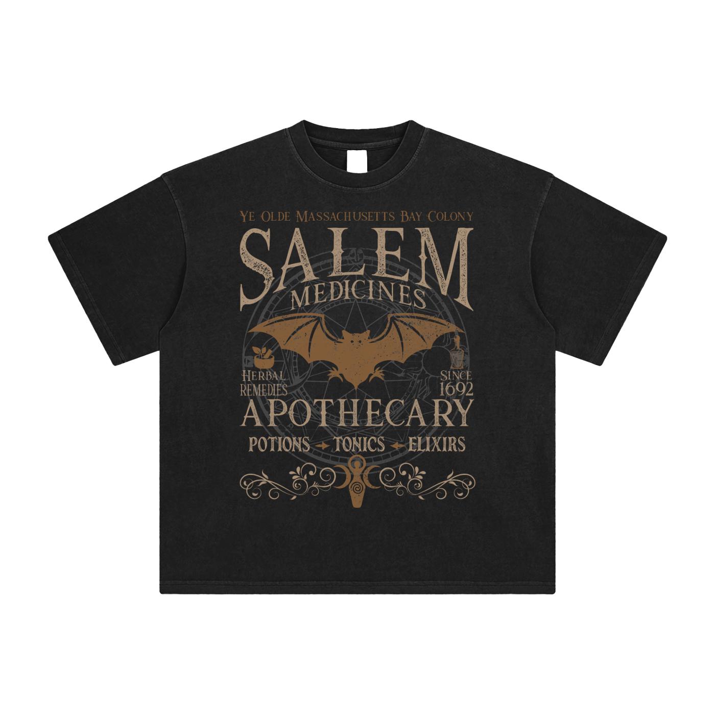 Salem Medicine Apothecary Washed T-Shirt