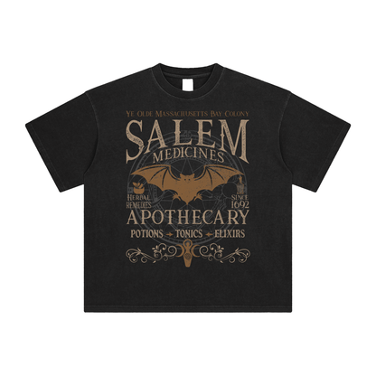 Salem Medicine Apothecary Washed T-Shirt