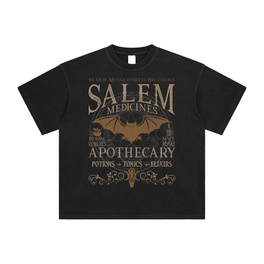 Salem Medicine Apothecary Washed T-Shirt
