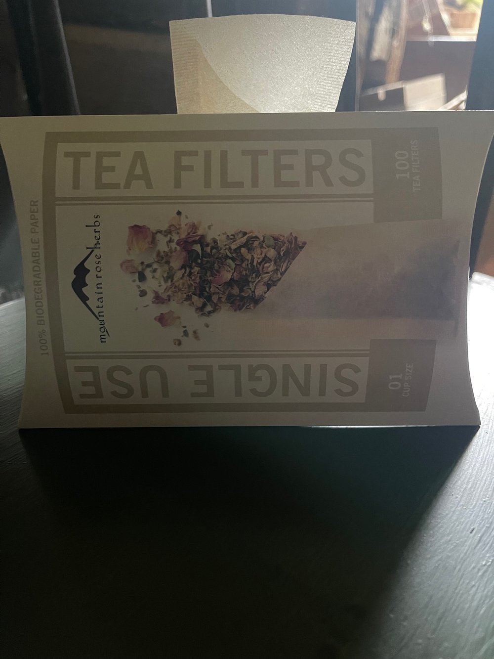 Natural Tea Filters - Empty disposable tea bags for single use