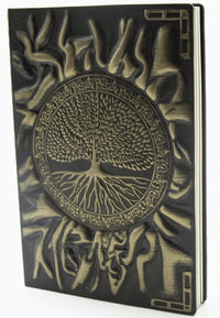 Tree of Life Journal with Raised Golden Roots