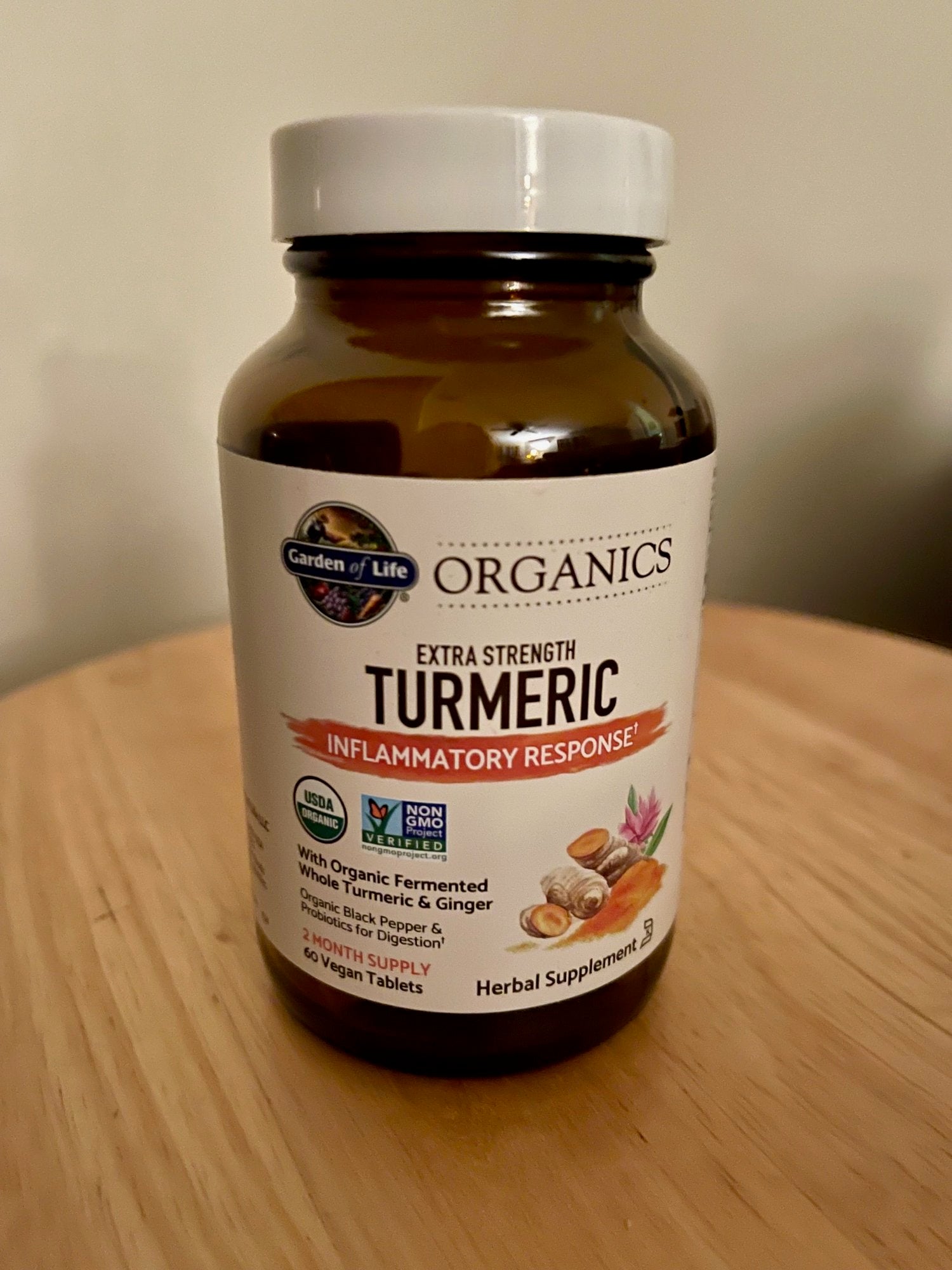 Organic Turmeric Root capsules - Extra Strength