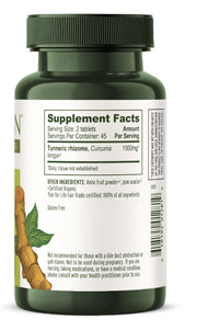 Turmeric Root Tablets (Organic)