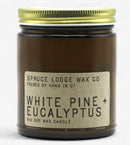 White Pine & Eucalyptus Soy Wax Candle (8 oz)