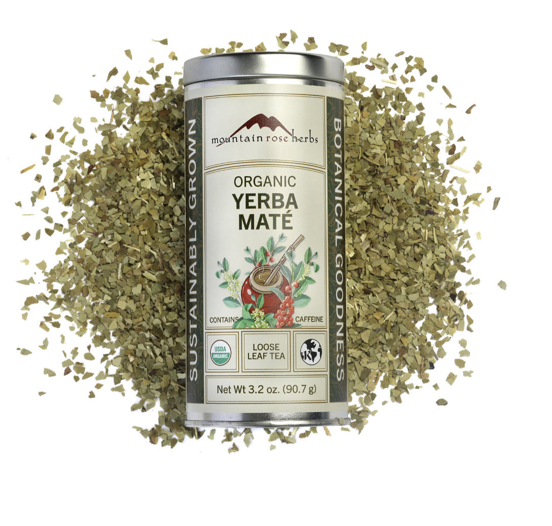 Yerba Mate Tea Organic (3.2 oz, Tin canister)
